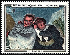 Image du timbre Honoré Daumier«Crispin et Scapin»