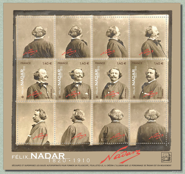 Image du timbre Félix Nadar  1820 - 1910