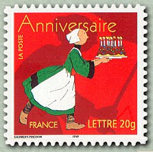 Image du timbre Anniversaire-Becassine - timbre autoadhésif