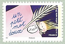 Image du timbre Un petit mot doux