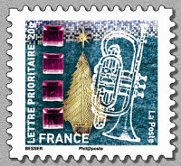 Image du timbre Timbre n° 12 - Trompette