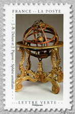 Image du timbre J.B. Delure et J. Pigeon - Sphère armillaire