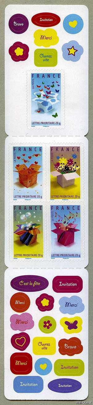 Image du timbre Bande-carnet  à stickers