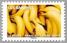 Image du timbre Les bananes