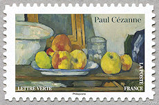 Image du timbre Paul Cézanne Nature morte au tiroir ouvert, 1877 - 1879