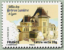 Image du timbre Villa des frères Lumière à Lyon