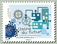 Image du timbre Usine du futur