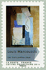 Louis Marcoussis<br />Les trois poètes (1929)