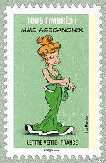 Image du timbre Madame Agecanonix