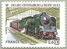 Image du timbre Centenaire de la Pacific 231 K-Timbre autoadhésif