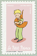 Image du timbre Le Petit Prince porte le fennec