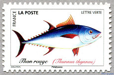 Image du timbre Thon rouge Thunnus thynnus