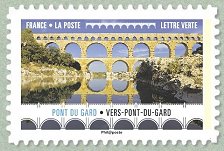 Image du timbre Pont du Gard  ● Vers-Pont-du-Gard