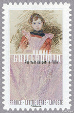 Image du timbre Armand Guillaumin-Portrait de petite fille