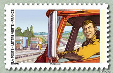 Image du timbre Chauffeur routier