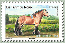 Image du timbre Le trait du nord