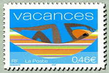 Image du timbre Vacances - timbre auto-adhésif