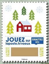 Image du timbre Timbre N° 2 - Maisons et sapins