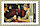 Le détail  timbre des «Joueurs de cartes» de Paul Cézanne