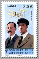 Image du timbre Orville Wright 1871-1948
Wilbur Wright 1867-1912