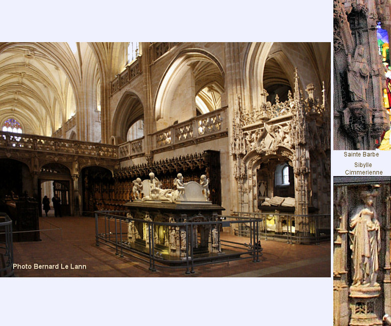Église de Brou - tombeaux de Marguerite d'Autriche et de Philibert le Beau