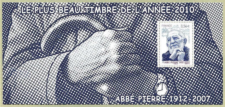 Souvenir philatélique Abbé Pierre 1912-2007