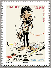 Image du timbre André Franquin 1924-1997