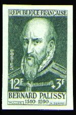 Image du timbre Bernard Palissy 151-1590 (non dentelé)