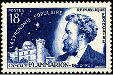 Image du timbre Camille Flammarion 1842-1925-L'astronomie populaire