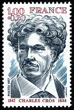 Image du timbre Charles Cros 1842-1888