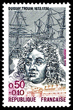 Image du timbre René Duguay Trouin - 1673-1736