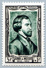 Image du timbre Alfred de Musset 1810-1857