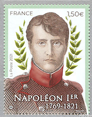 Image du timbre Napoléon Bonaparte en jeune officier