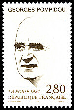 20ème anniversaire de la mort de Georges Pompidou