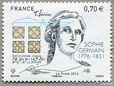 Image du timbre Sophie Germain 1776 - 1831