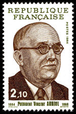 Image du timbre Président Vincent Auriol 1884-1966