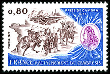 Prise de Cambrai 1677<BR>Rattachement du Cambrésis