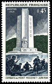 Image du timbre Combats du Mont-Mouchet - juin 1944