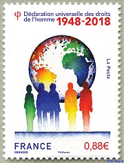 Image du timbre Déclaration Universelle des droits de l'Homme-1948-2018