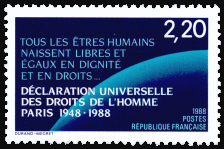 Déclaration universelle des Droits de l´Homme<br />Paris 1948-1988