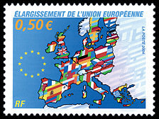 Image du timbre Élargissement de l'Union Européenne