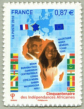 Image du timbre Cinquantenaire des Indépendances Africaines Timbre autoadhésif