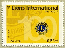 Image du timbre Lions International 1917-2017