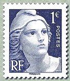 Image du timbre Marianne de Gandon 1945