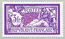 Image du timbre Merson 3F lilas et carmin