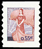 Image du timbre La Marianne à la nef