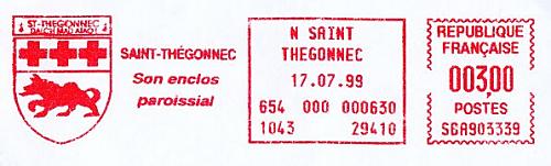 Empreinte de machine à affranchir de Saint-Thégonnec
Saint-Thégonnec - son enclos paroissial