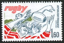 Image du timbre Rugby