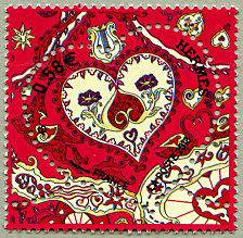 Image du timbre Le coeur Hermès à 0,58 €