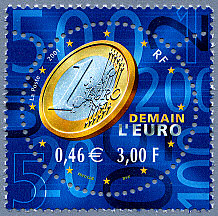 Image du timbre Demain l'euro